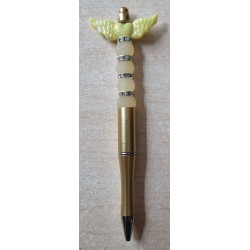 Kugelschreiber mit Flügel gelb