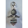 Perlen Engel Glitzer/Stass schwarz