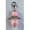 Perlen Engel mit Pfoten rosa