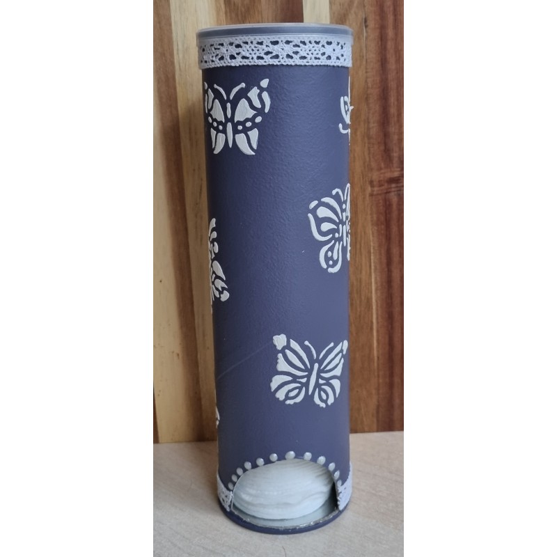 Wattepads Spender violette/Schmetterlinge