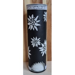 Wattepads Spender schwarz/Edelweiss