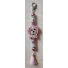 Schlüsselanhänger Hund rosa