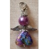 Herz Perlen Engel violette/bunt