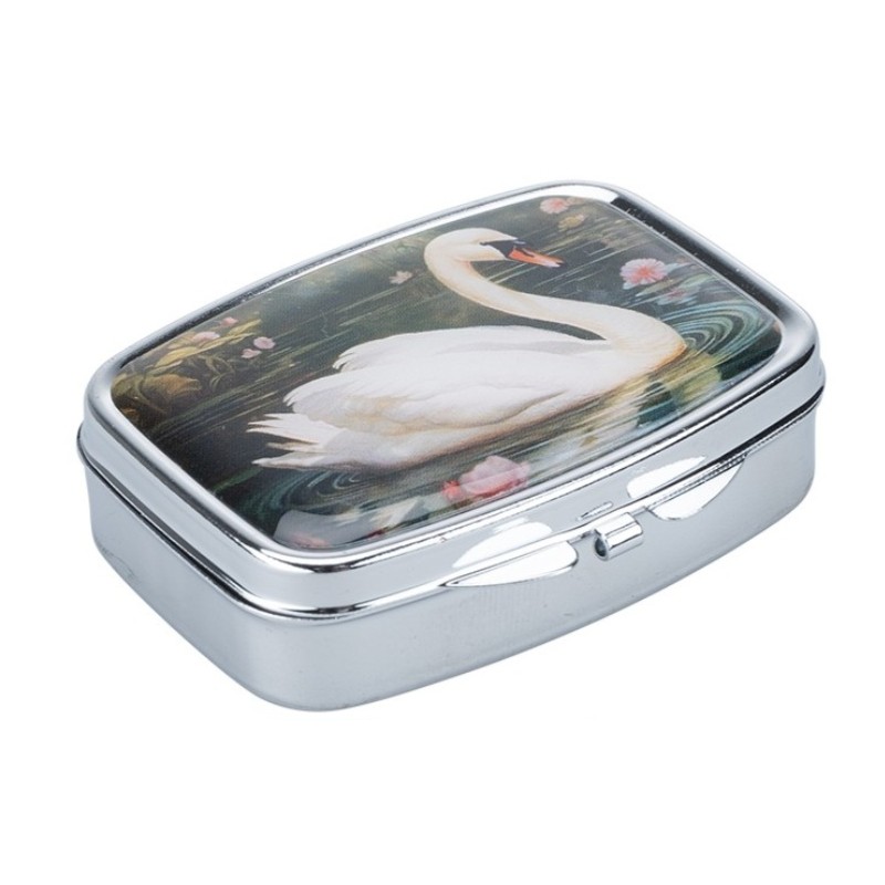 Pillen Döschen Schwan