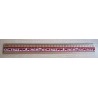 Holz Lineal Alpaufzug rot/weiss
