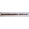 Holz Lineal Alpaufzug braun/gold