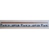 Holz Lineal Alpaufzug weiss/schwarz