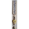 Lesezeichen Hundepfoten/Hund beige