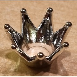 Kunststoff Krone silber
