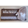 Kleines Schild " Weil Du mir Wicht(el)ig bist " Wichtel beige