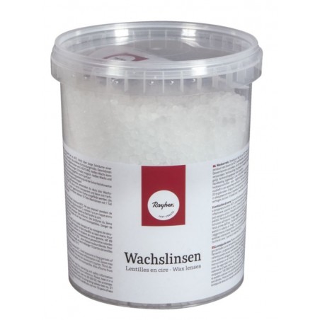 Wachslinsen weiss