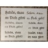 Schablone " Schön, dass es Dich gibt "