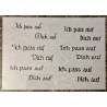 Schablone " Ich pass auf Dich auf "