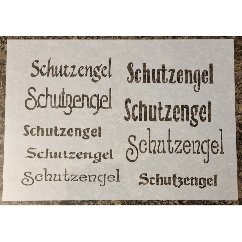 Schablone " Schutzengel "