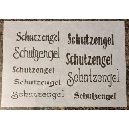Schablone " Schutzengel "