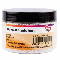 Deko Kügelchen weiss
