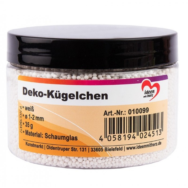 Deko Kügelchen weiss