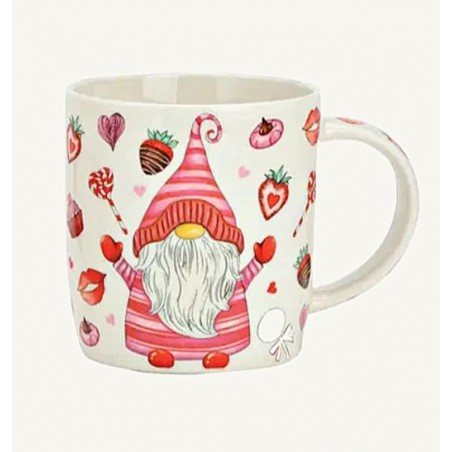 Tasse Wichtel/Süßigkeiten pink/rosa