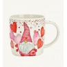 Tasse Wichtel/Herzen pink/rosa