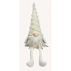 Wichtel sitzend creme/weiss