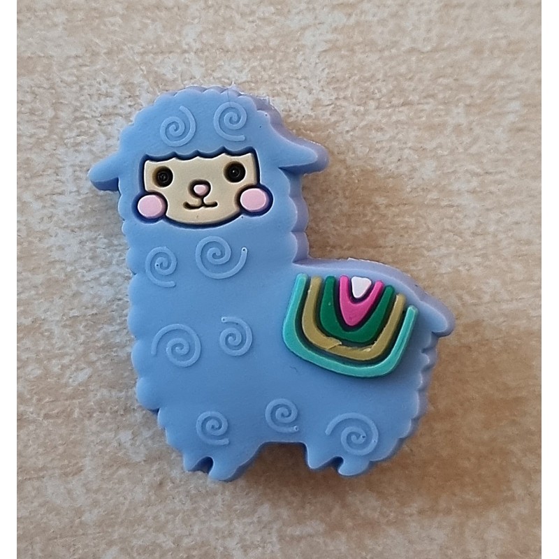 Silikon Lama Perle blau