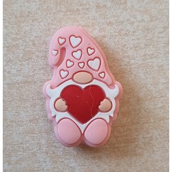 Silikon Wichtel Perle rosa