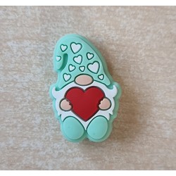 Silikon Wichtel Perle mint