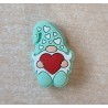 Silikon Wichtel Perle mint