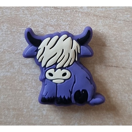 Silikon Hochlandrind Perle violette