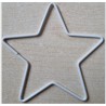 Metall Stern weiss