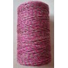Juteband pink/beige