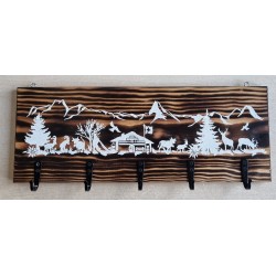 Garderobe geflammt Alpenfeeling