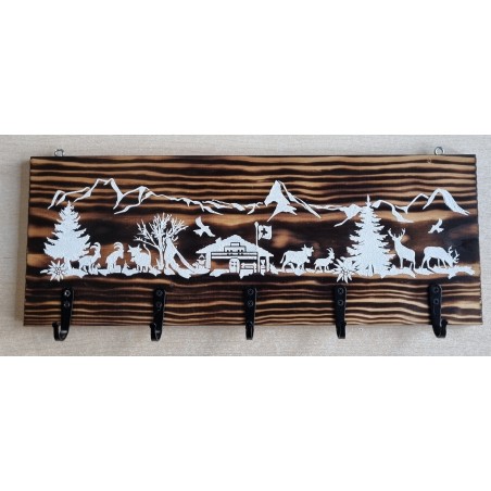 Garderobe geflammt Alpenfeeling