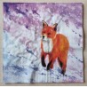 Serviette  Fuchs im Schnee