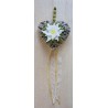 Tür/Wanddeko Weideherz mit Edelweiss