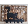 Garderobe geflammt Katze und Maus/Herzlich....