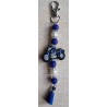Schlüsselanhänger Motorrad marineblau