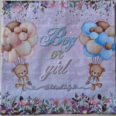 Serviette Boy or Girl