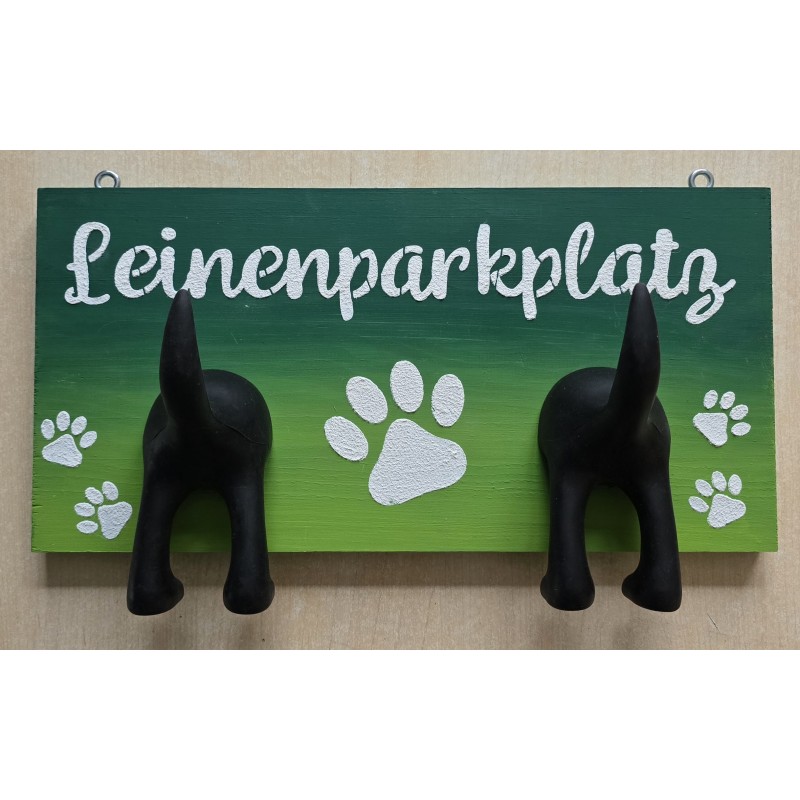 Leinenparkplatz grün/hellgrün