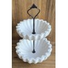 Etagere weiss/schwarz