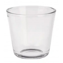 Teelicht/Mini Vase Glas transparent
