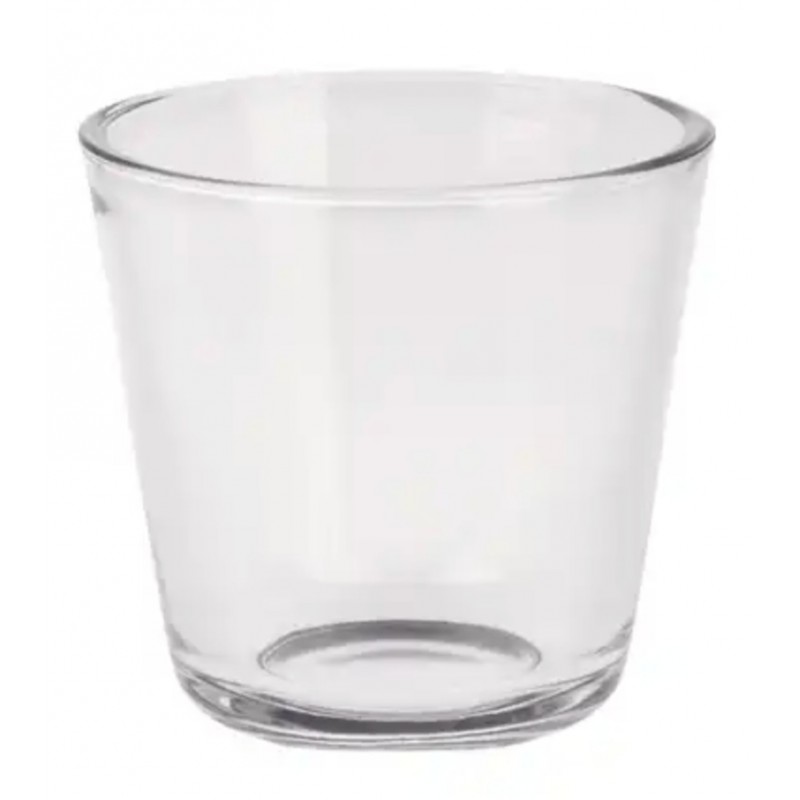 Teelicht/Mini Vase Glas transparent