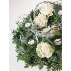 Teelicht/Mini Vase Glas transparent