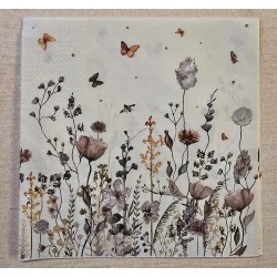 Serviette Blumenfeld
