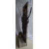 Schild stehend mit Metall Hochlandrind und Leds