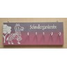 Schnullergarderobe Zebra/rosa-lila