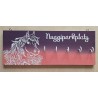 Nuggiparkplatz Pferd pflaume/coralle