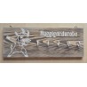 Nuggigarderobe Ziege geflammt/weiss
