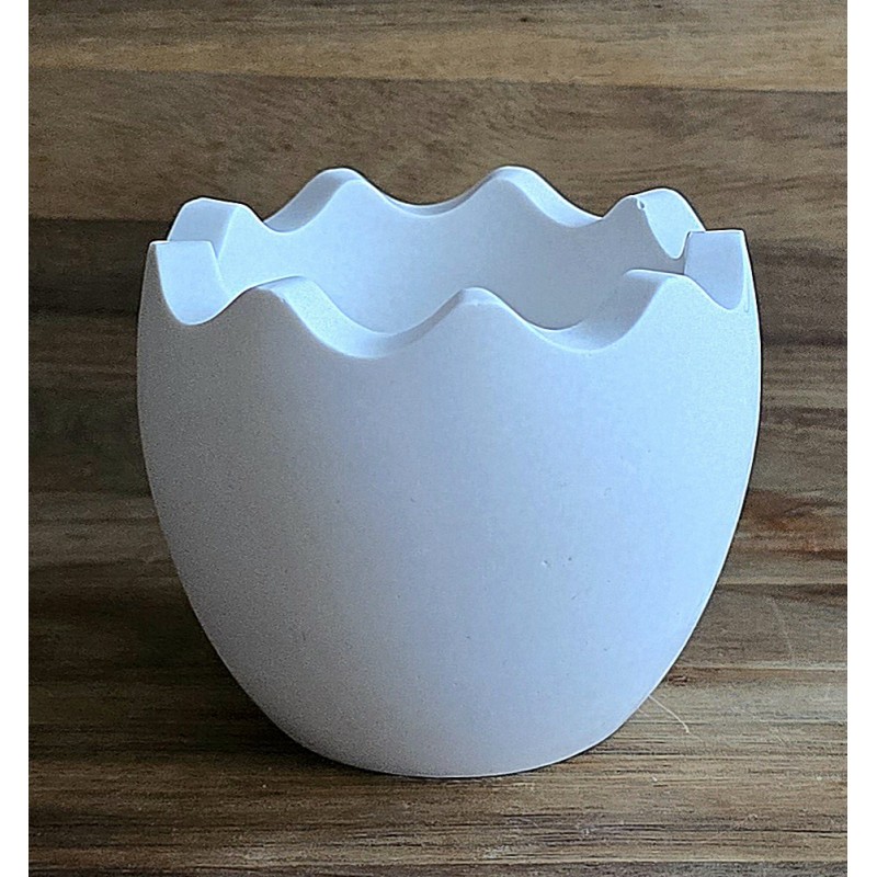 Beton Offenes Ei weiss
