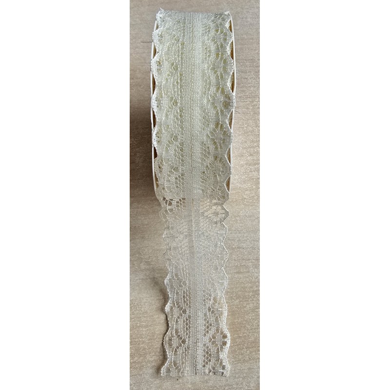 Spitzenband creme